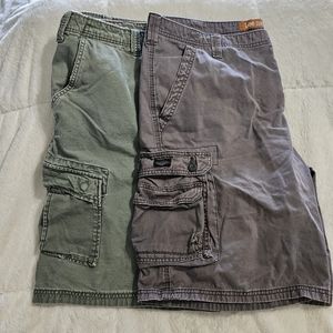 Set of 2 mens cargo shorts